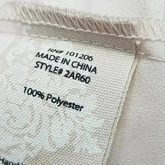 Soft Surroundings Henley Long sleeve Tie dye Chiffon Blouse Size M 8555P - Picture 6 of 7